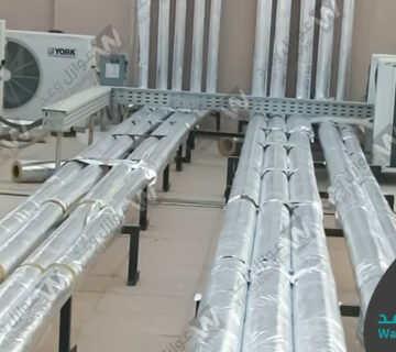 عزل مواسير براس تنورة | عزل مواسير المياه والسباكة بالصوف الصخري